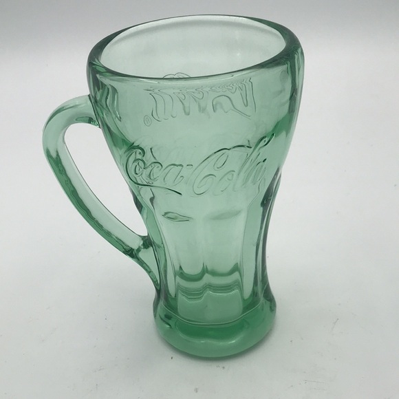 VTG/Retro Set of 6 Libbey Coca Cola Coke Float Malt Green Glasses/Mugs w/Handles - Picture 2 of 8